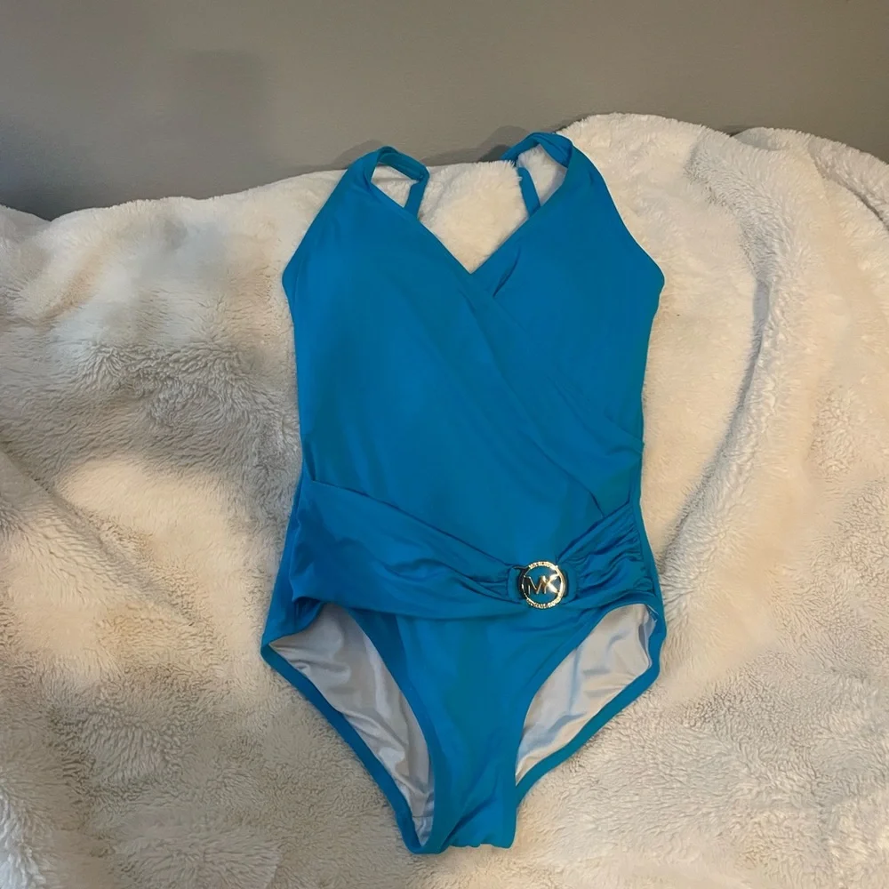 Michael Kors turquoise one piece